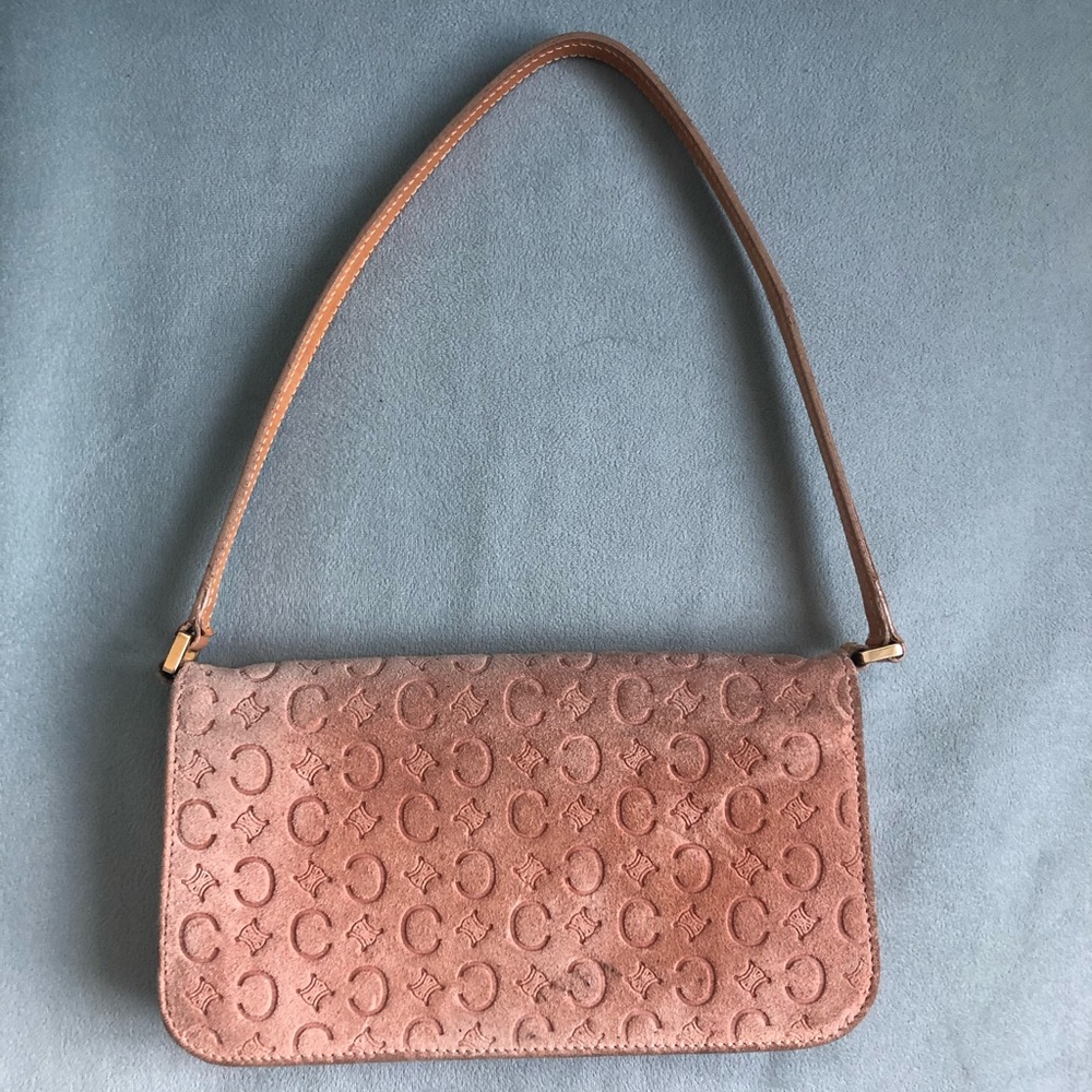Vintage Celine Mini Tan Macadam Bag